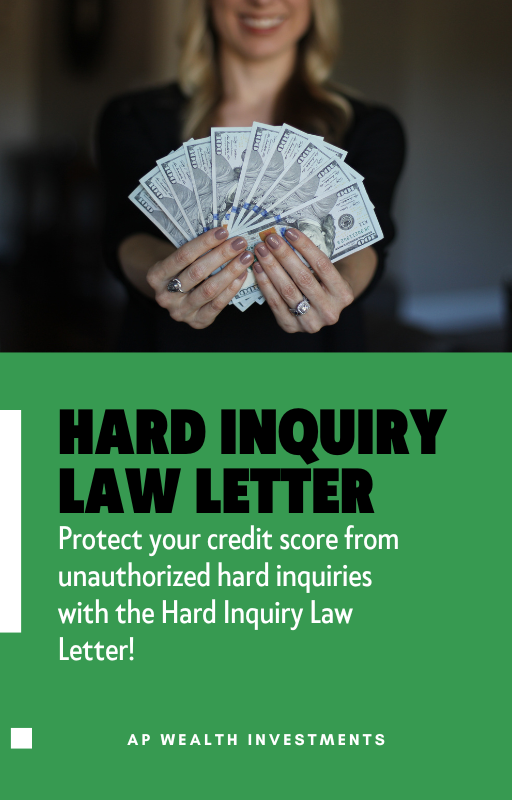 Hard Inquiry Law Letter